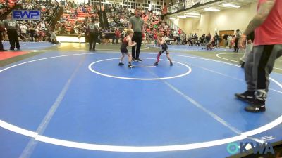 46-49 lbs Round Of 16 - Ryder Jenkins, Beggs Youth Wrestling Program vs Jarrett Stewart, Wagoner Takedown Club