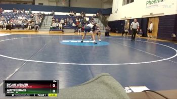174 lbs Finals (2 Team) - Austin Brass, Messiah vs Dylan Weaver, Shenandoah University