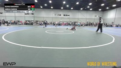 75 lbs Rr Rnd 2 - Olivia Kukovich, Untouchables Girls Black vs Amelia Garcia, Shelton Wrestling Academy K-6