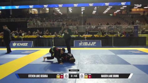 Masen Lane Brinn vs Steven Luke Segura 2025 Pan Kids Jiu-Jitsu IBJJF Championship
