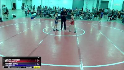 71 lbs 2nd Wrestleback (8 Team) - Logan Murphy, New York Gold vs Hunter Lugo, Texas Gold