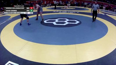 D2-285 lbs Cons. Round 2 - David Grimes, Cvca vs Breese Bollenbacher, Van Wert