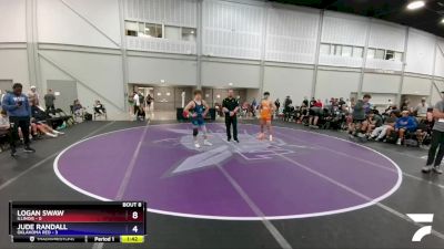 160 lbs Round 2 (8 Team) - Logan Swaw, Illinois vs Jude Randall, Oklahoma Red