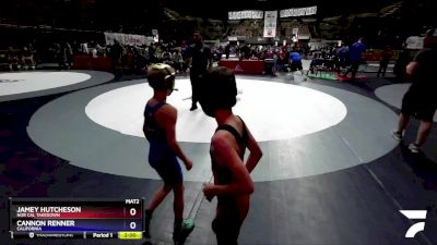 59 lbs Champ. Round 1 - Jamey Hutcheson, Nor Cal Takedown vs Cannon Renner, California