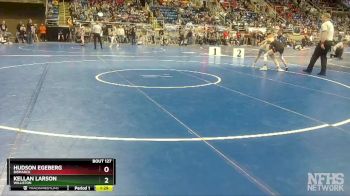 113 lbs Quarterfinal - Hudson Egeberg, Bismarck vs Kellan Larson, Williston