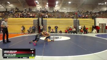 90-98 lbs Semifinal - Aidan Keilman, Bulldog Premier WC vs Kellan Clark, South Dearborn WC