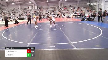 220 lbs Rr Rnd 1 - Xavier Williams, Steel Knights vs Leo Tovar, Illinois Cornstars Blue