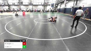130A lbs Rr Rnd 2 - Mason Knight, Legacy Dragons vs Jordan Lee, James Madison