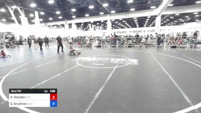 55 lbs Rr Rnd 2 - Noah Rosales, Scotsmen WC vs Samson Snydman, Shafter Youth Wrestling