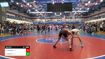 160 lbs Consi Of 8 #2 - David Woolley, Warwick vs Caleb Bowlin, Spring Grove