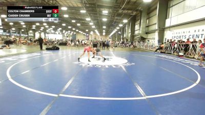 75 lbs Rr Rnd 3 - Colton Chambers, Quest School Of Wrestling MS vs Caiden Crusen, Mat Warriors Yellow