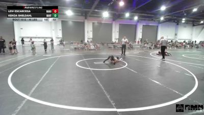 46 lbs Round Of 32 - Levi Escarcega, Manu WC vs Kekoa Sheldahl, Mantanona TC