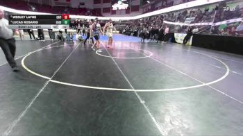 285 lbs 3rd Place Match - Wesley Layne, Capital vs Lucas Rosario, Caldwell