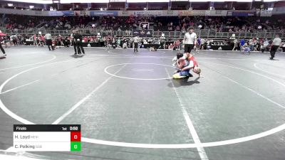 100 lbs Final - Hunter Loyd, Mexico Youth Wrestling vs Cameron Polking, GGB Ohio