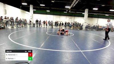 157 lbs Round Of 128 - Kash Hendrick, NV vs Gavin Ramos, TX