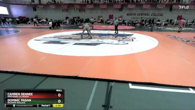 174 lbs Cons. Round 3 - Dominic Pagan, Baldwin Wallace vs Camren Dennee, Wisconsin-La Crosse