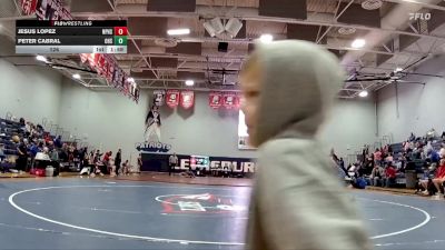 126 lbs Quarterfinals (8 Team) - Jesus Lopez, North Pontotoc High School vs Peter Cabral, Oxford High School