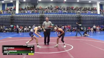 120 lbs Champ. Round 2 - Keith Noble, ELIDA vs Alex Gonzales, NAPOLEON