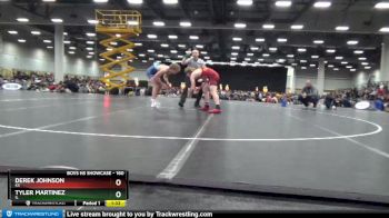 160 lbs Quarterfinal - Derek Johnson, KS vs Tyler Martinez, IL