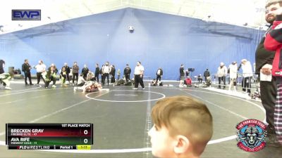 110 lbs Placement (4 Team) - Brecken Grav, Firebird Elite vs Ava Rife, Midwest Gold