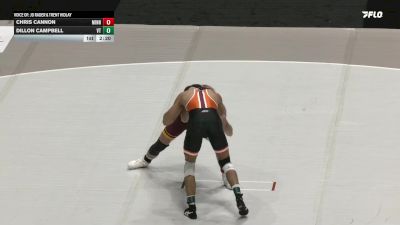 133 lbs Round 1 (16 Team) - Dillon Campbell, Virginia Tech vs Chris Cannon, Minnesota