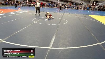 65 lbs Semis & 1st Wrestleback (8 Team) - Hayden Altermatt, Wabasso vs Paxton Kuhlman, Farmington