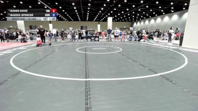 78 lbs Quarters - Boden Davis, Threestyle vs Maddix Spencer, Keystone Kids Wrestling Club
