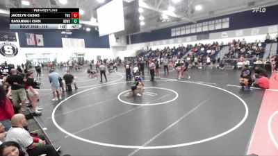 115 lbs Cons. Round 3 - Jacelyn Casas, Threshold Wrestling Club vs Savannah Choi, Rancho Bernardo Wrestling Club