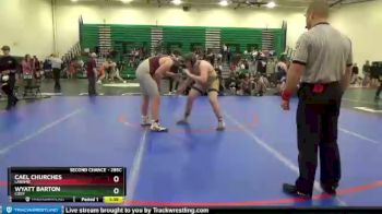 285 lbs Round 1 - Wyatt Barton, Cody vs Cael Churches, Laramie