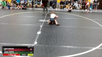 80 lbs Round 1 - Aiden Smith, Grizzlies Wrestling Club vs Liam Osolin, C2X