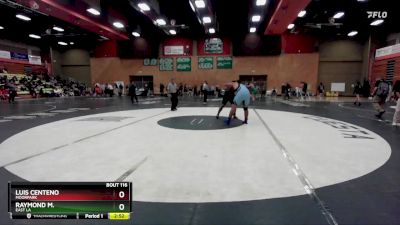 285 lbs Cons. Round 1 - Luis Centeno, Moorpark vs Raymond M., East LA