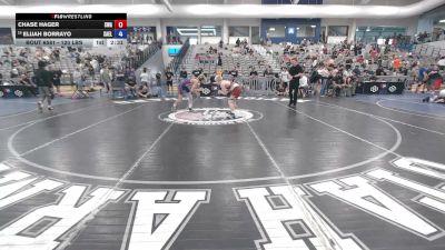 120 lbs Cons. Rd Of 16 - Chase Hager, Sanderson Wrestling Academy vs Elijah Borrayo, Salem Elite