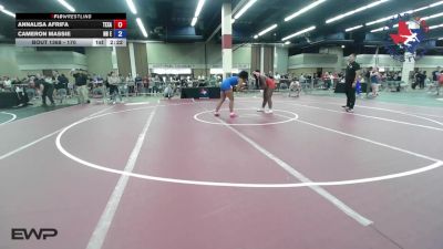 170 lbs Semifinal - Annalisa Afrifa, Texas vs Cameron Massie, NB Elite Wrestling Club