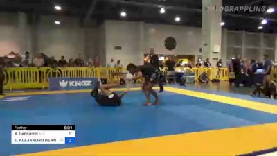Kennedy Leonardo vs EMILIO ALEJANDRO HERNANDEZ RODRI 2022 American National IBJJF Jiu-Jitsu Championship