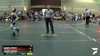 96 lbs Round 2 (6 Team) - Parker Madison, The Funky Singlets vs Oliver Lamiman, BadBass