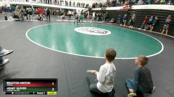 120 lbs Cons. Round 3 - Henry Quiver, Lander Valley vs Braxton Hinton, Lyman