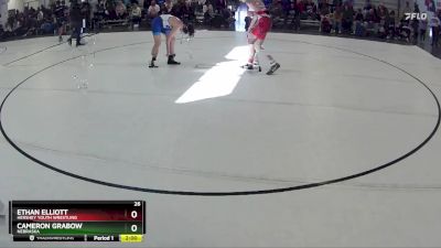 147 lbs Champ. Round 2 - Cameron Grabow, Nebraska vs Ethan Elliott, Hershey Youth Wrestling
