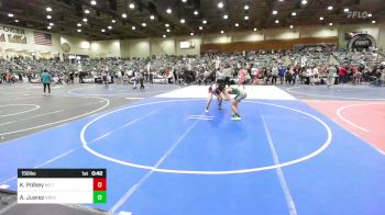 156 lbs Consi Of 4 - Kayden Polkey, No Team vs Alijah Juarez, Greenwave Youth WC