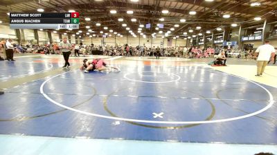285 lbs Rr Rnd 2 - Matthew Scott, LAW Blue - HSB vs Angus Machen, Team Iron Bear AAU - HSB