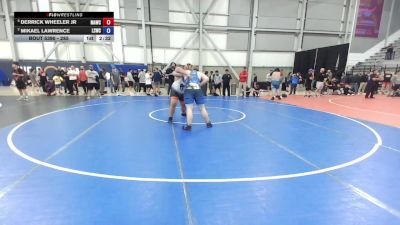 285 lbs Semis - Derrick Wheeler Jr, Mt Adams Wrestling Club vs Mikael Lawrence, Lake Stevens Wrestling Club