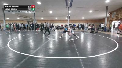 105 lbs Quarterfinal - Hunter Kreiser, Bethel vs Logan Strohl, Tunkhannock