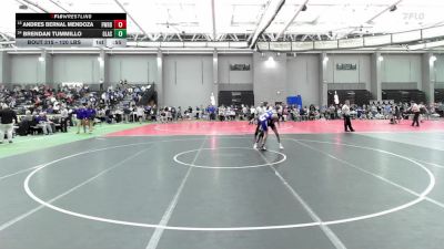 120 lbs Consi Of 8 #1 - Andres Bernal Mendoza, Fairfield Warde vs Brendan Tummillo, Glastonbury