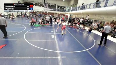 120 lbs Cons. Semi - Alex Orr, Sanderson Wrestling Academy vs Easton Pace, Sanderson Wrestling Academy
