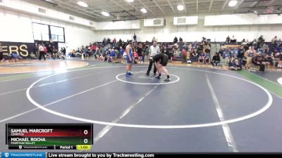 220 lbs Cons. Round 2 - Michael Rocha, Fountain Valley vs Samuel Marcroft, Cerritos