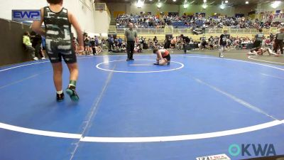 100 lbs Consi Of 8 #2 - Augustus Cosby, Pawhuska Elks Takedown vs Reid Botchlet, Choctaw Ironman Youth Wrestling