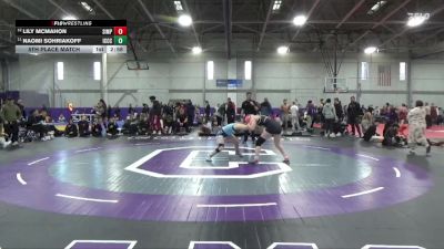 131 lbs 5th Place Match - Lily McMahon, Simpson vs Naomi Sohriakoff, Iowa Central Community College