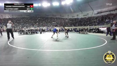 B5A-165 lbs Quarterfinal - George Tahdooahnippah, Elgin vs Clayton Carey, Guthrie