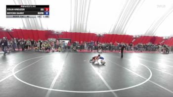 49 lbs Round 1 - Colin Kreuzer, B.A.M. Training Center vs Brycen Darst, Brown Deer Jr Falcons Wrestling Club