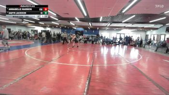150 lbs 1st Place Match - Jadyn Jackson, Kuna Klub vs Annabelle Harmon, Cougar Wrestling Club