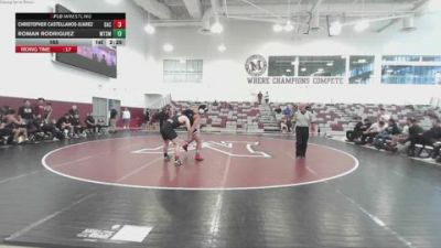 165 lbs Round 3 (6 Team) - Christopher Castellanos-Juarez, Santa Ana College vs Roman Rodriguez, Mt. SAC (Maroon)